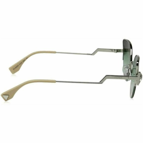 Fendi FF0242/SVGVSILVER GREEN Cat-Eye Sunglasses For Women - Picture 4 of 5